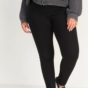 Old Navy Black High Rise Rockstar Jeggings